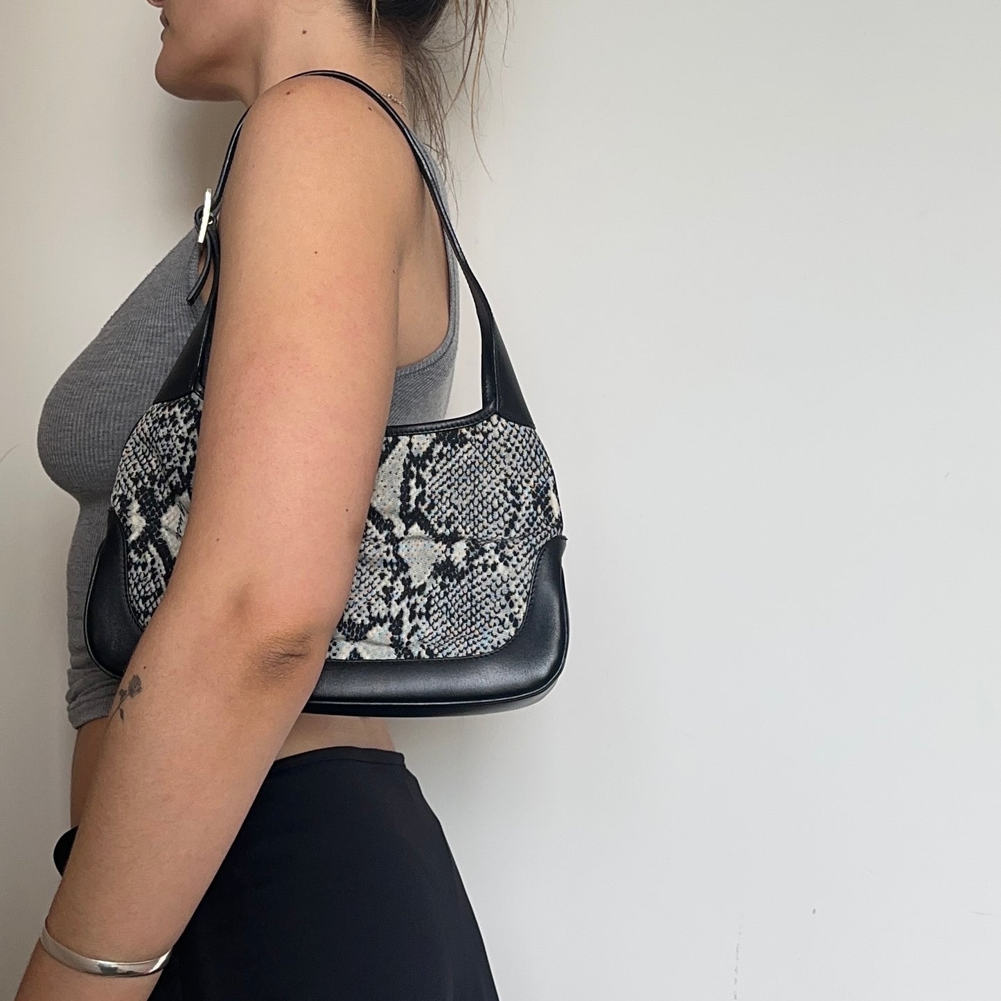Gucci by Tom Ford Snake Print Jackie Bag