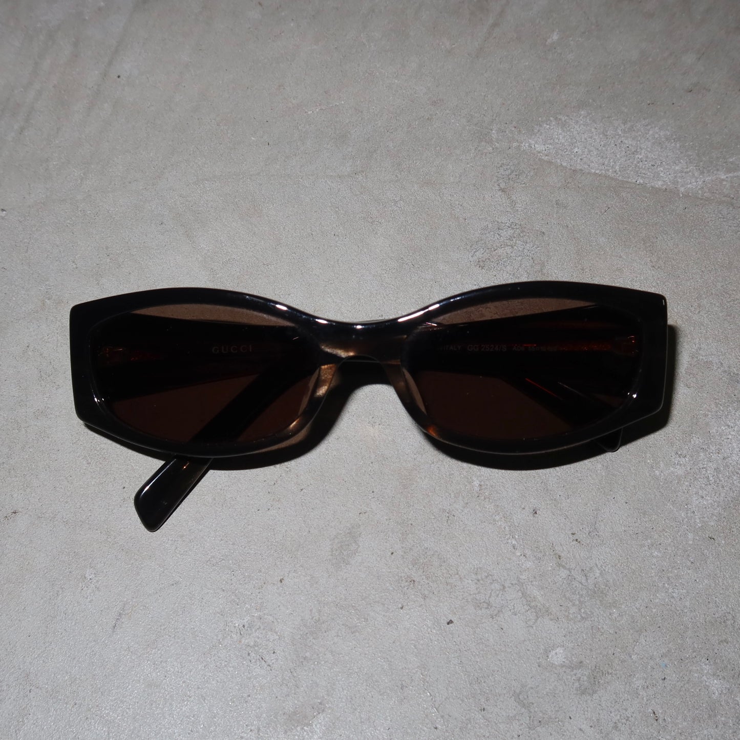 Gucci Brown Sunglasses with Gold GG Logo