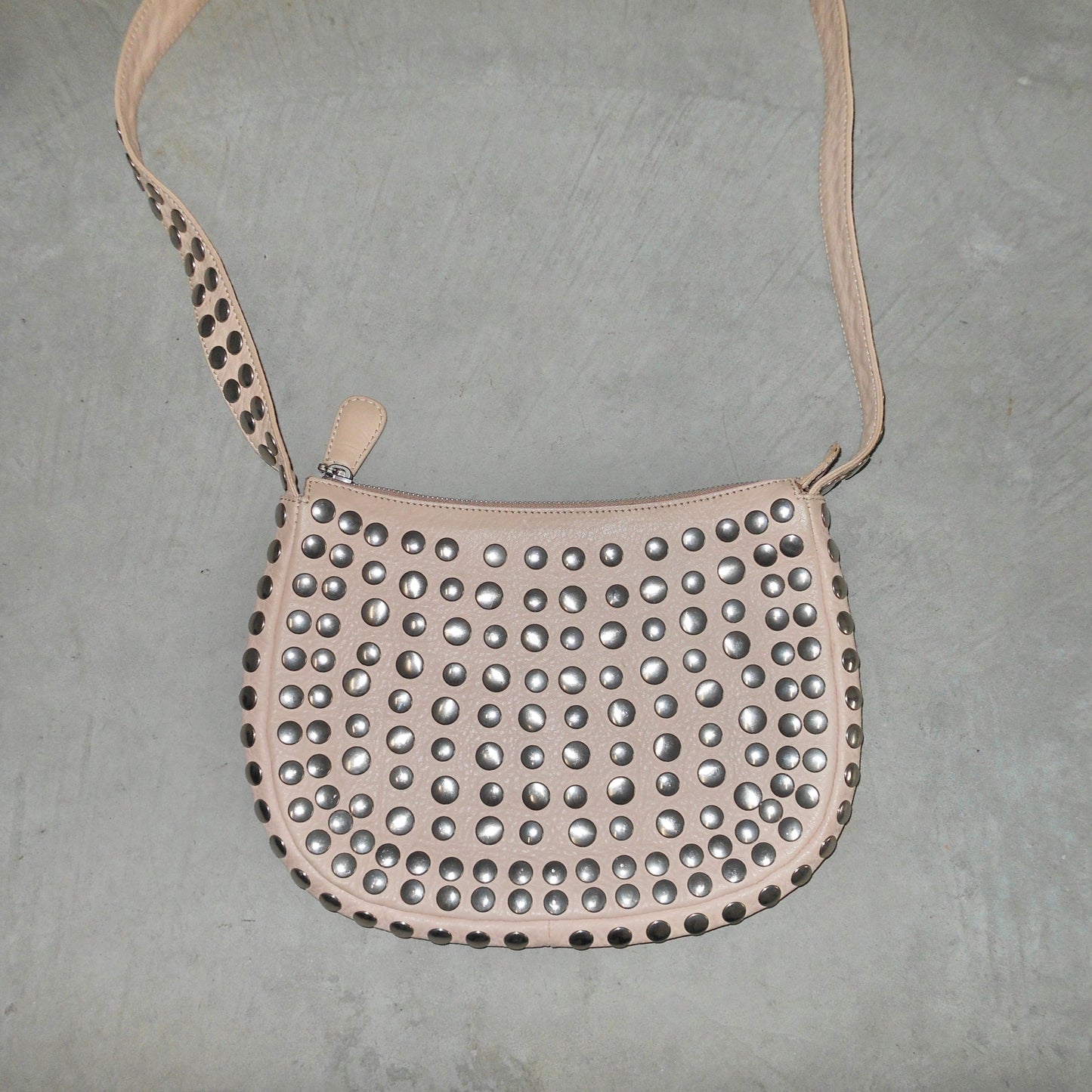 Marni Rare Baby Pink Studded Crossbody Bag