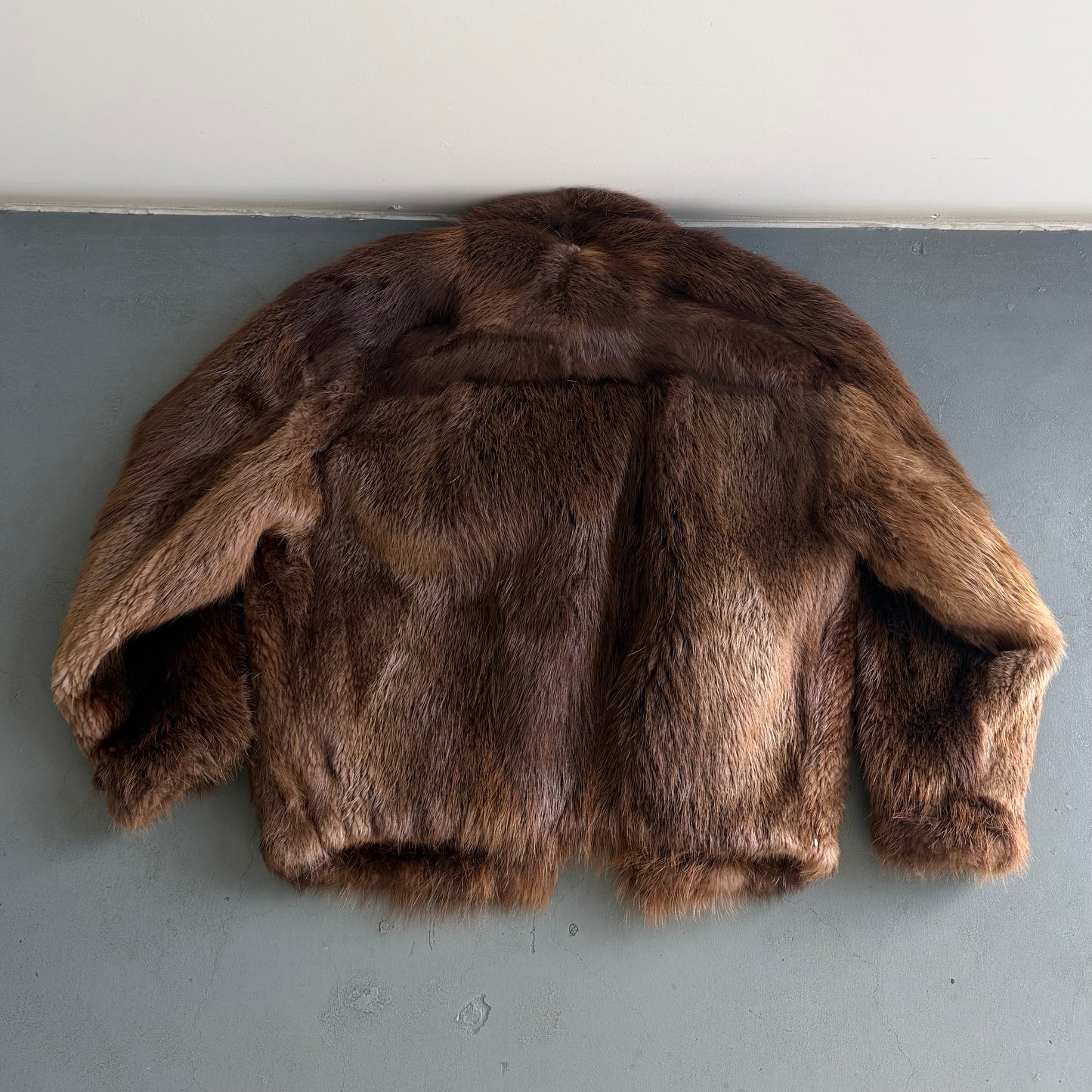 Vintage Men’s Beaver Fur Bomber