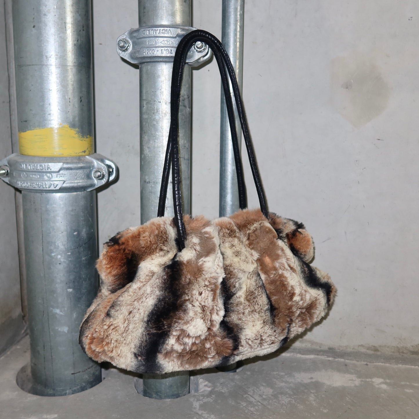 Vintage Italian Rabbit Fur Bag