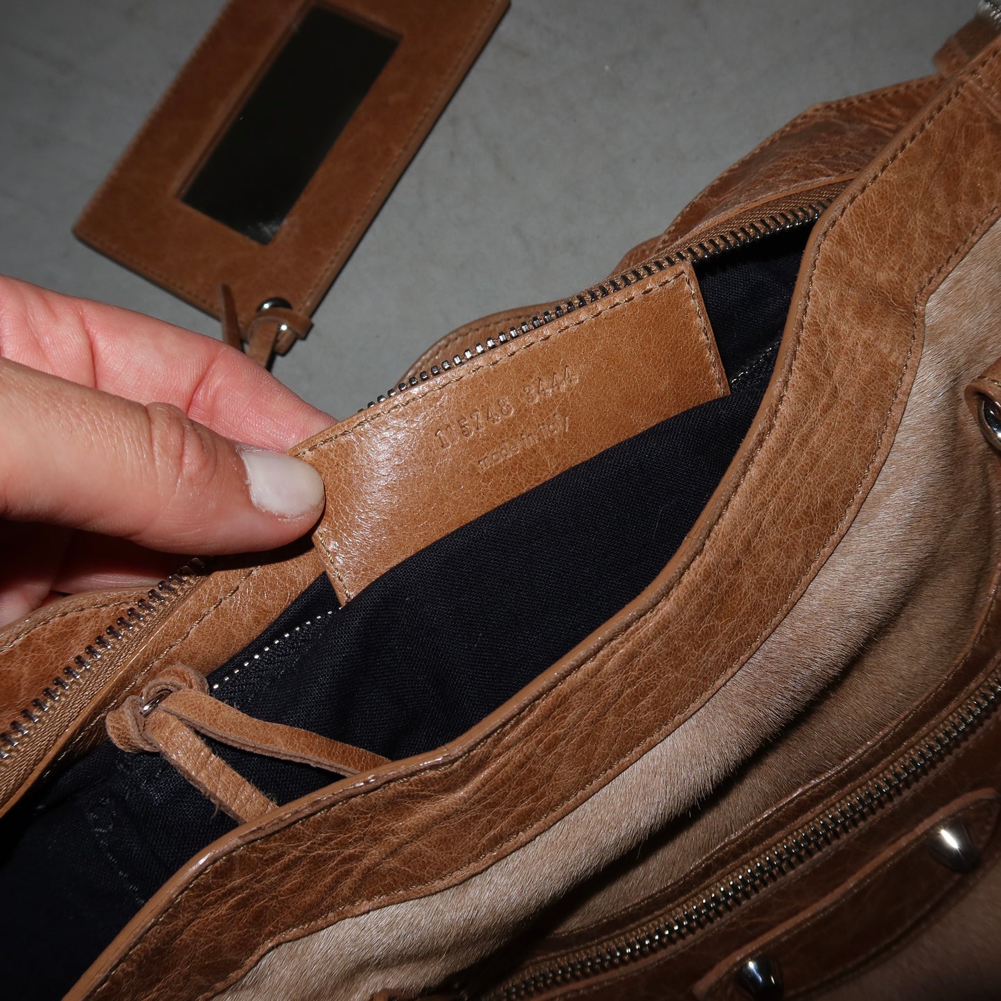 Balenciaga Cowhide City Bag