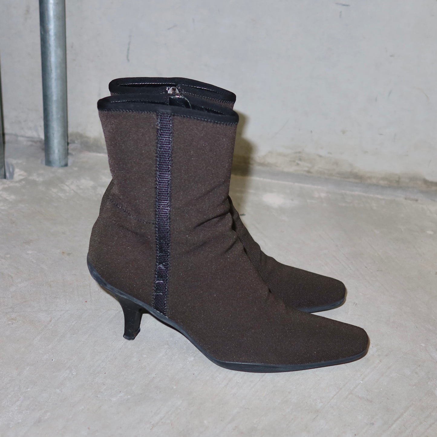 Prada Sport Brown Neoprene Boots (36)