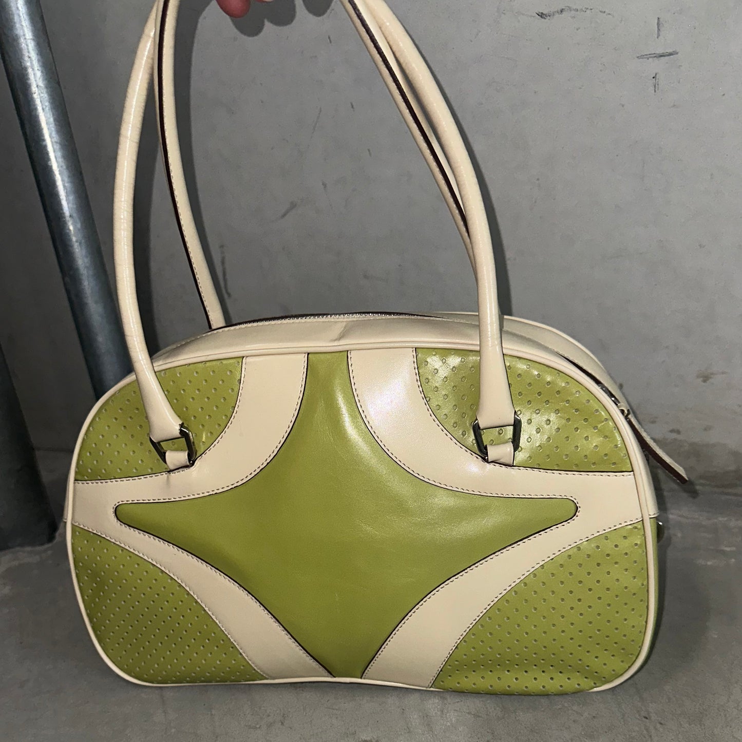 Prada Rare Green Bowling Bag