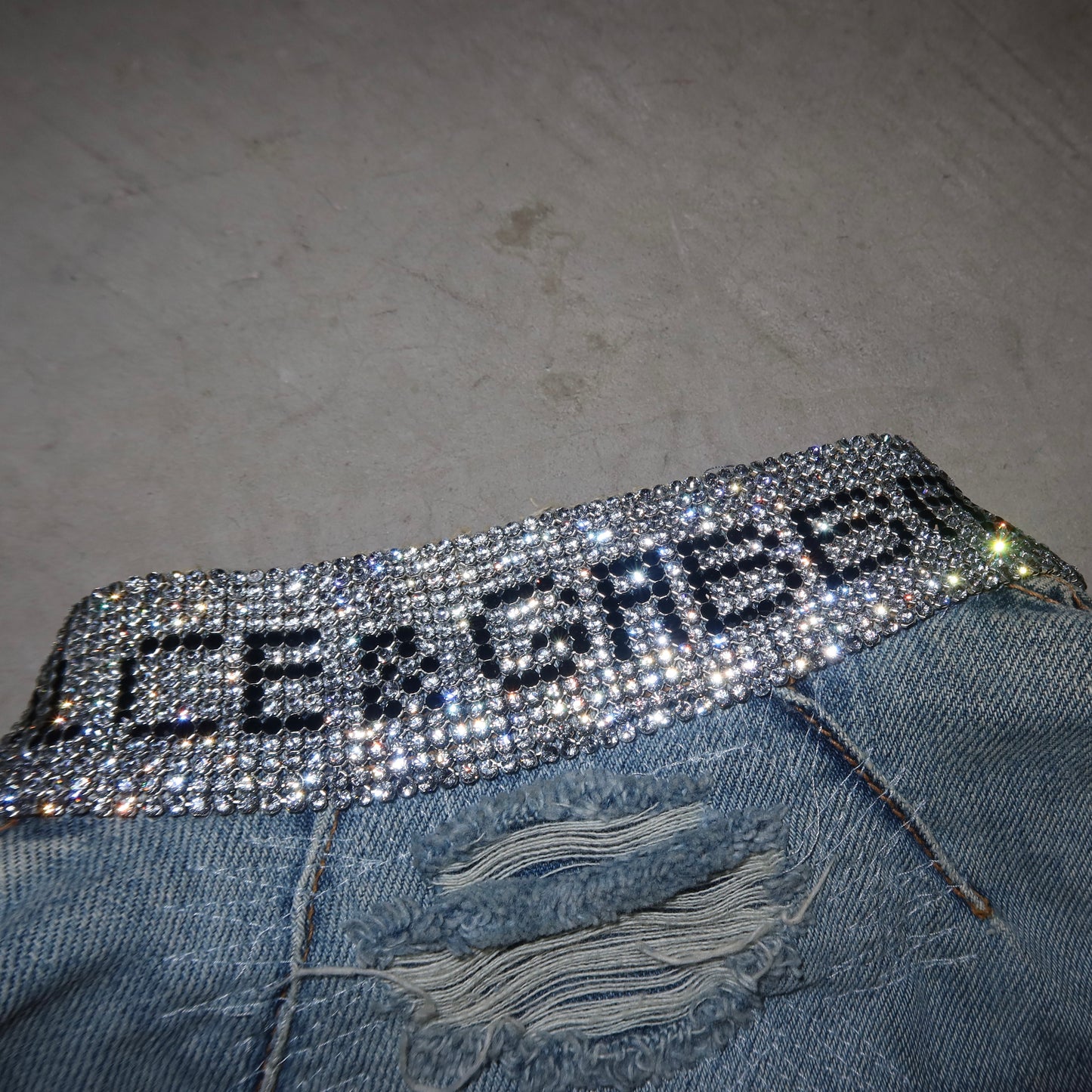 Dolce & Gabbana Rhinestone Denim Jacket
