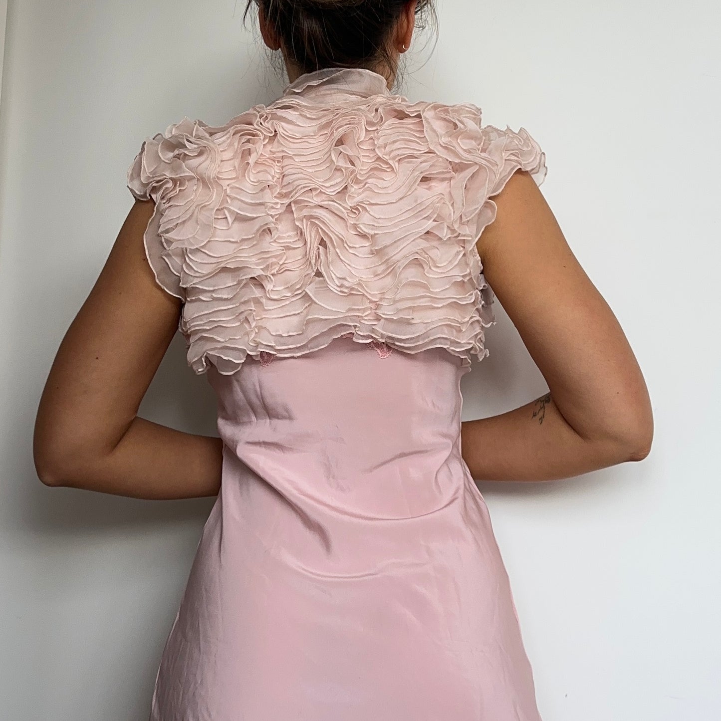 Blugirl by Blumarine Pink Ruffle Bolero