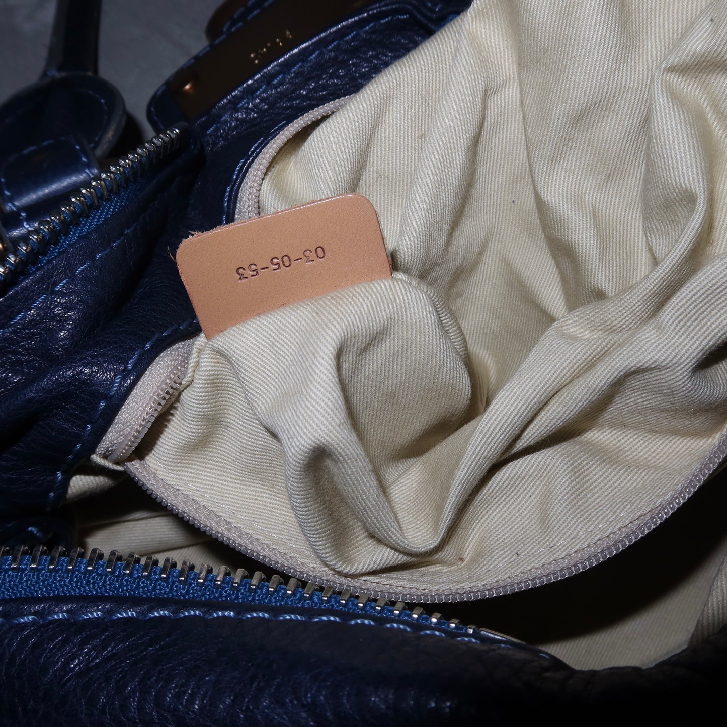 Chloé Navy Paddington Bag