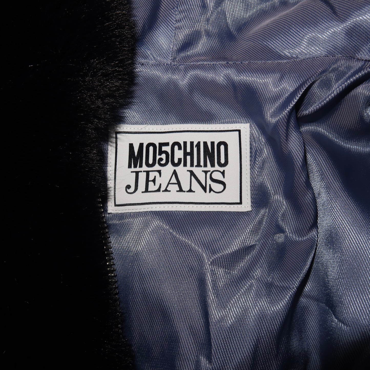 Moschino Faux Fur Cropped Jacket