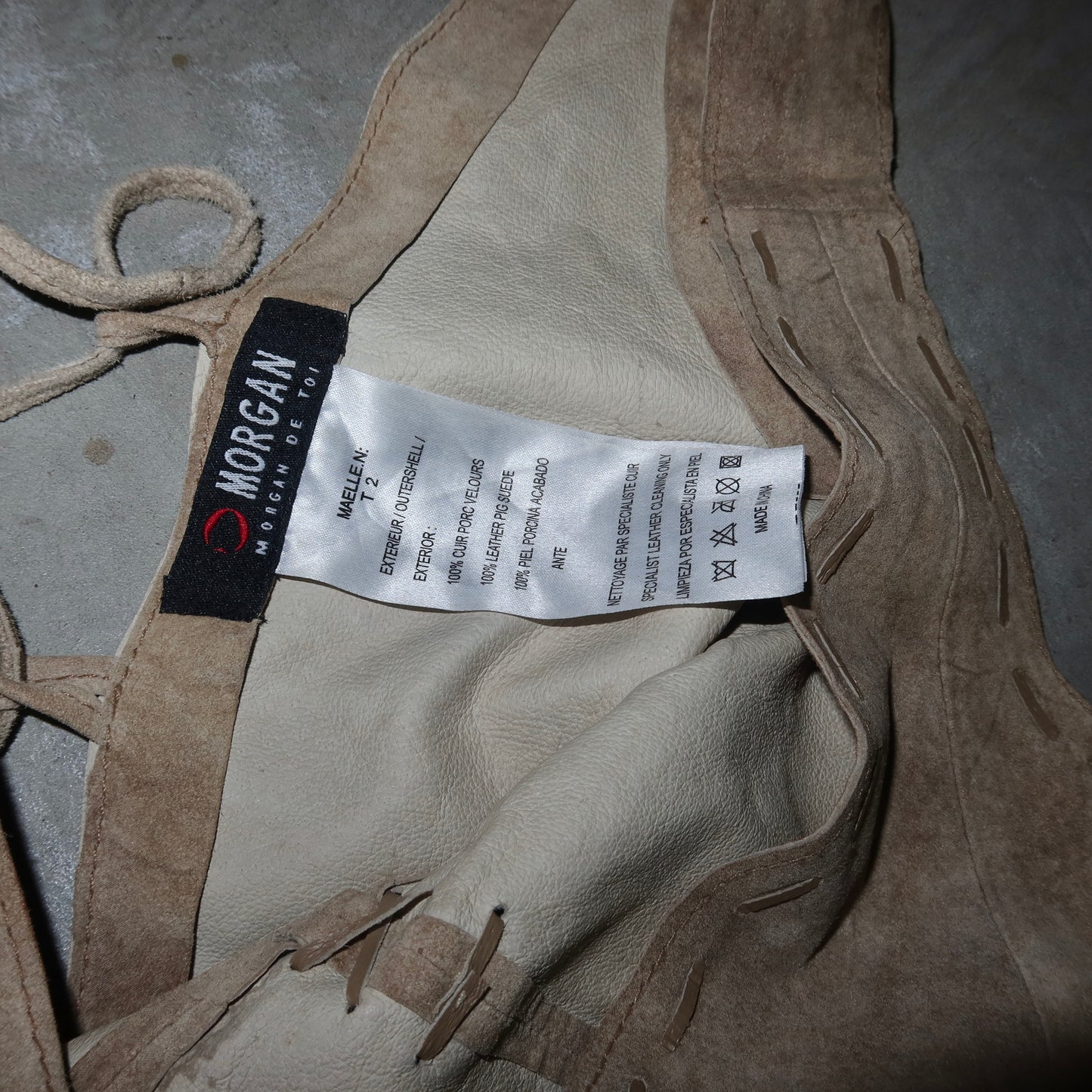 Morgan De Toi Suede Top