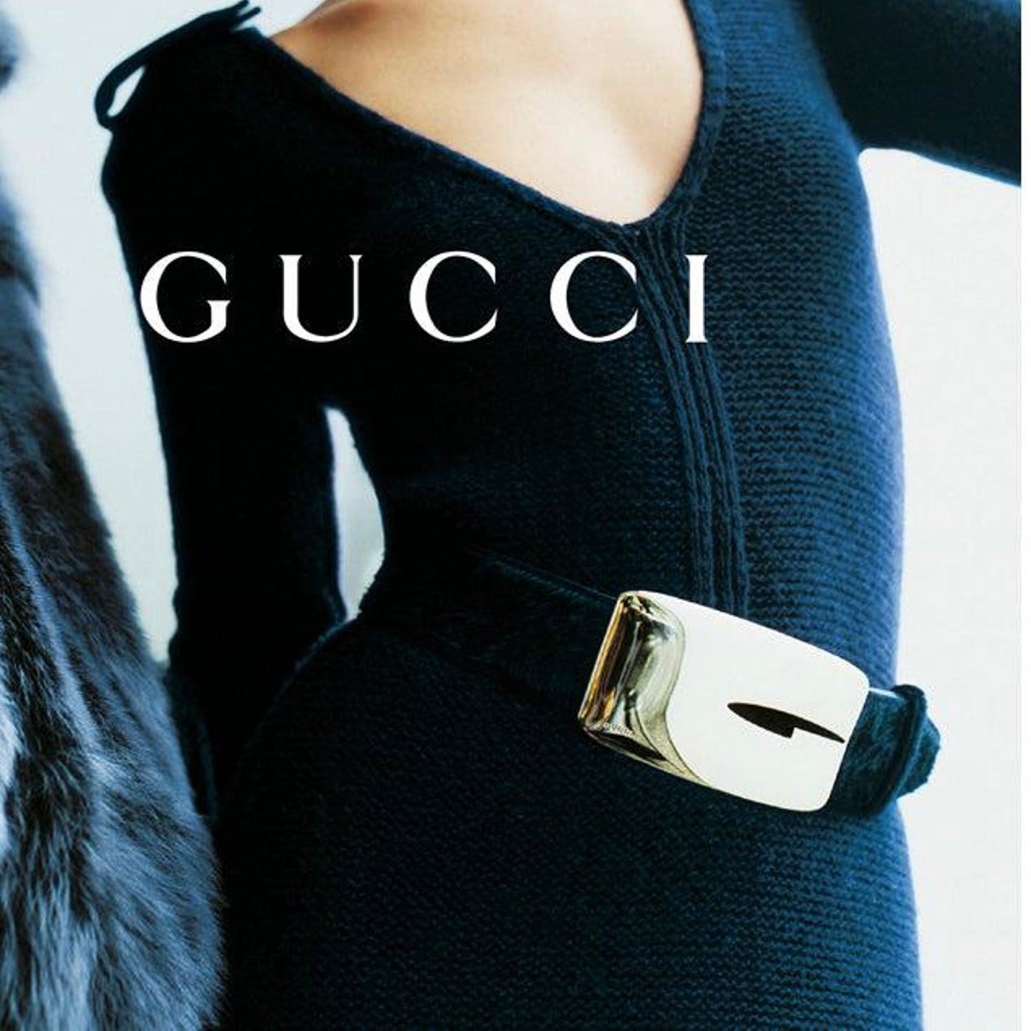 Gucci AW1996 Oversized Cowhide Belt