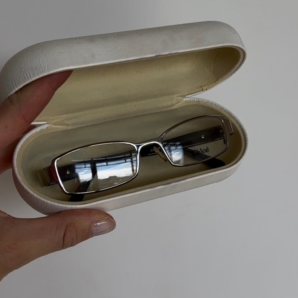 Chloé Silver Frame Eye Glasses