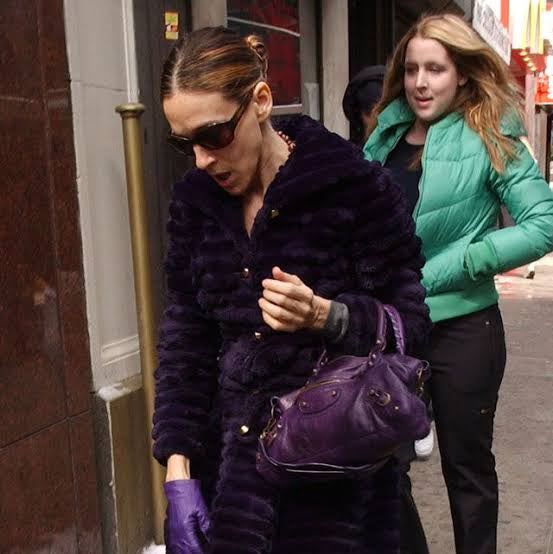 Balenciaga ‘The First’ in Dark Purple