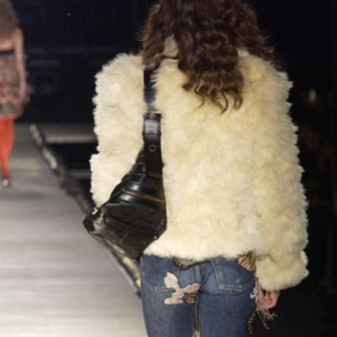 Chloé AW2003 Black Leather Camera Bag