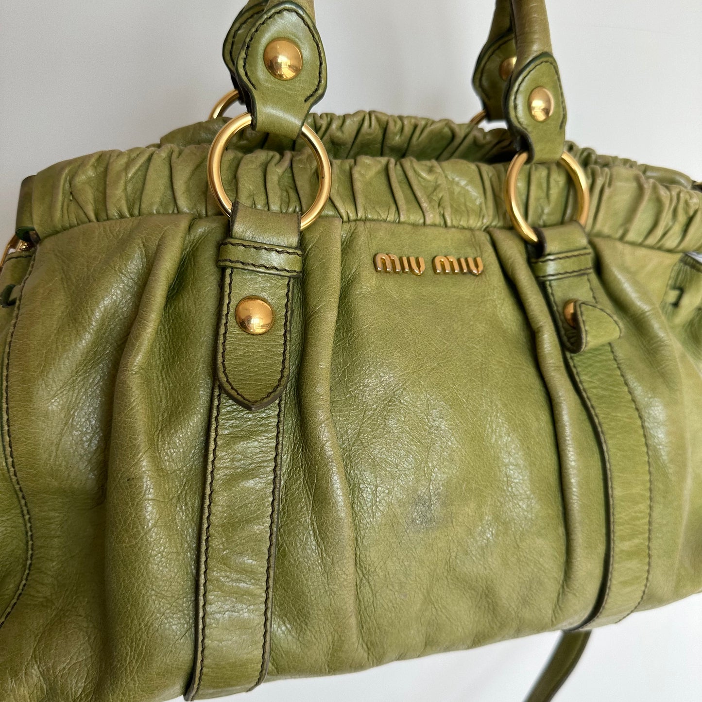 Miu Miu Green 2WAY Bag