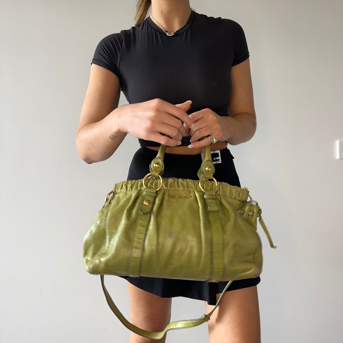 Miu Miu Green 2WAY Bag