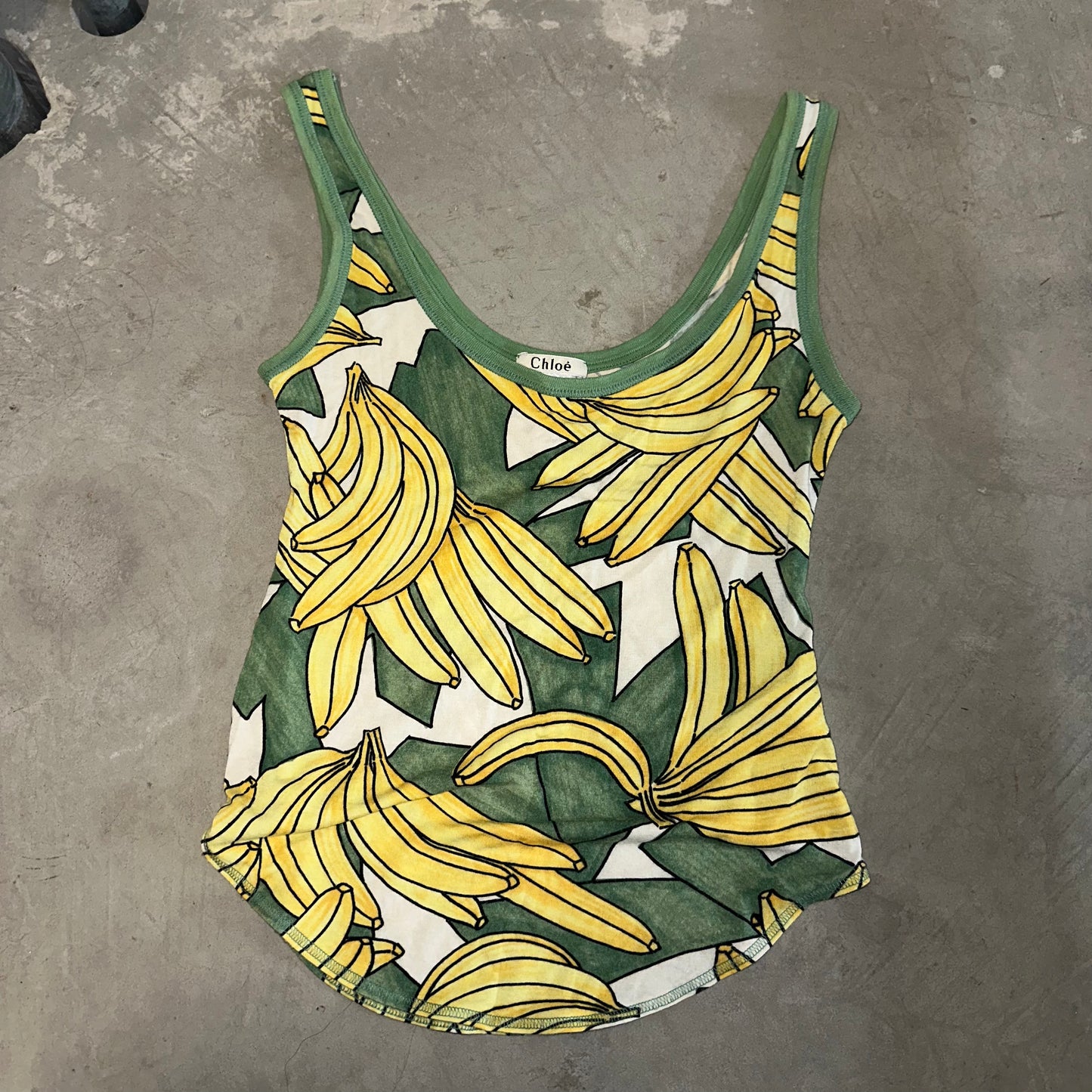 Chloe Rare SS2004 Banana Tank