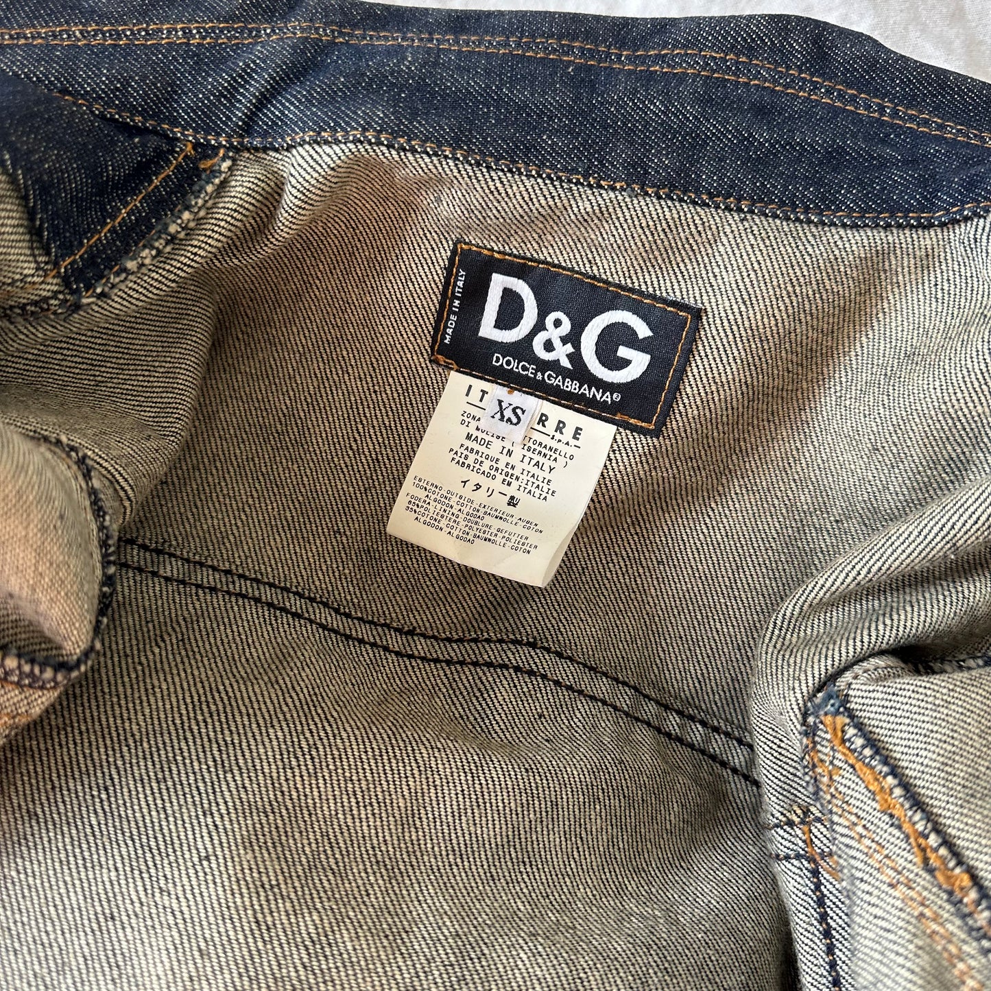 D&G Beaded Floral Denim Set