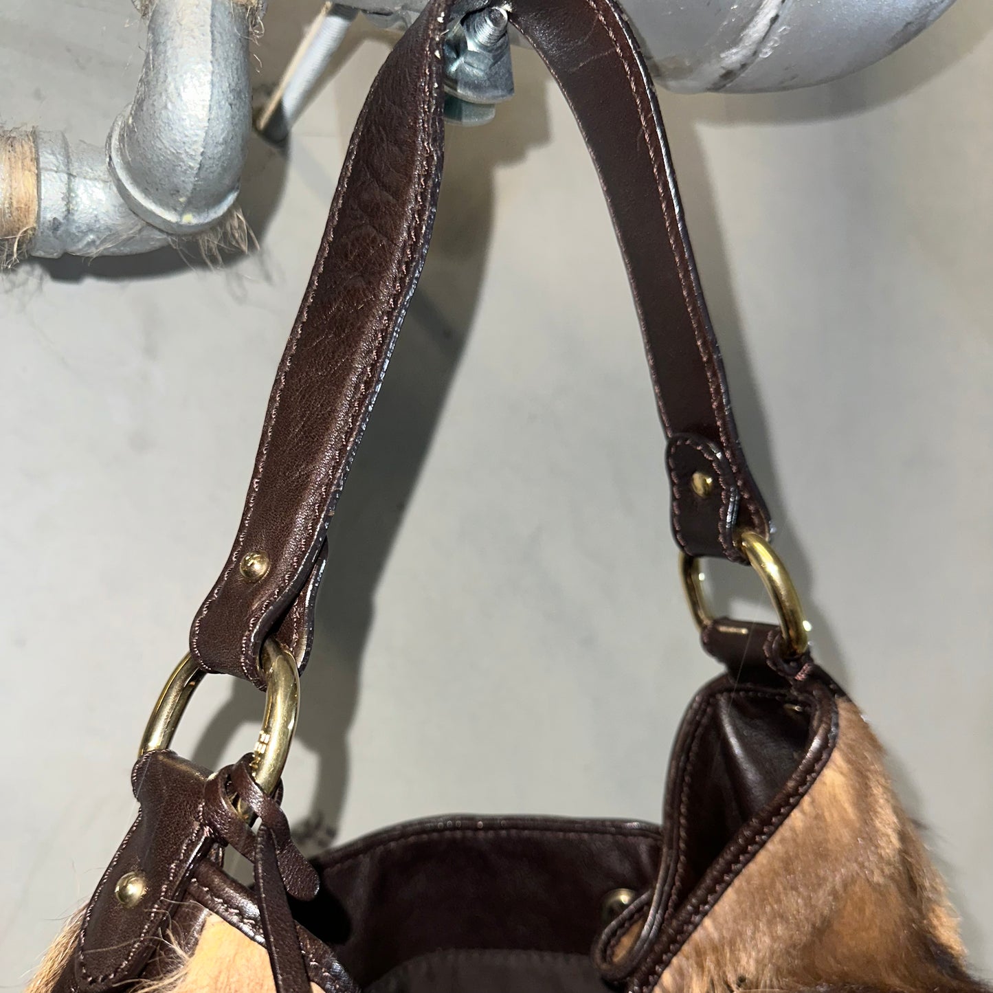 Fendi Real Fur Bucket Bag