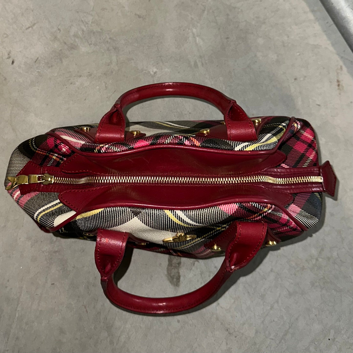Vivienne Westwood Tartan Orb Bag
