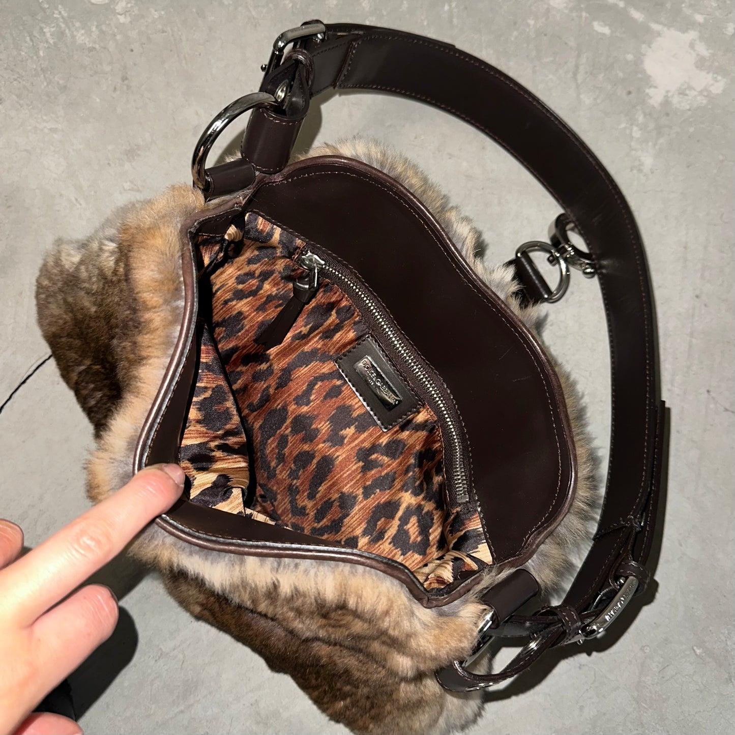 Dolce & Gabbana Rabbit Fur Bag