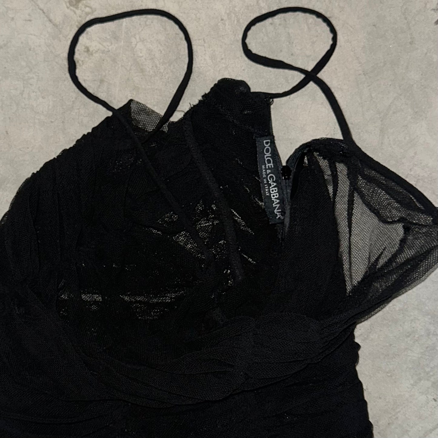 Dolce & Gabbana Rare SS2001 Mesh Top