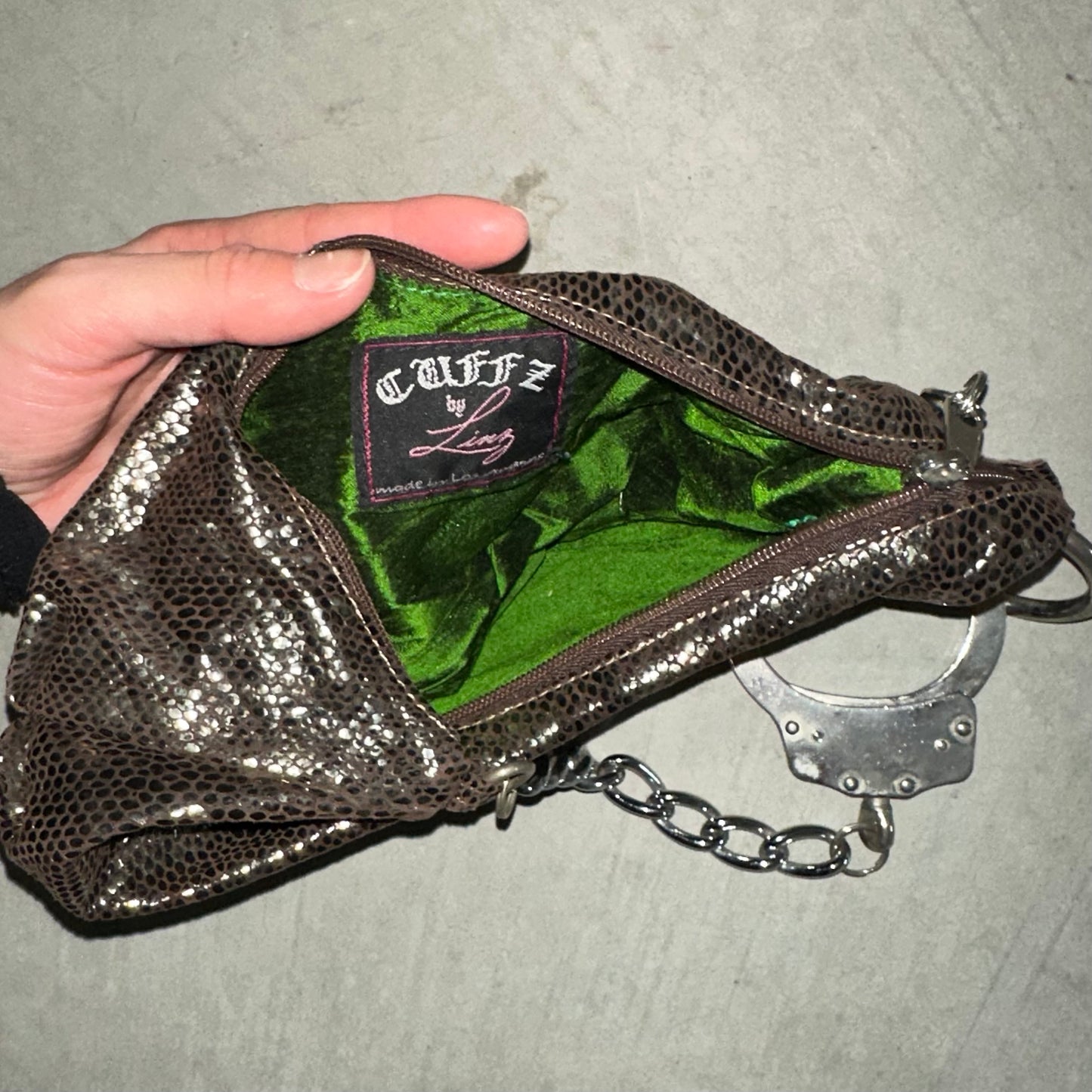 Cuffz Mini Bronze “Snake Bite” Barfly Bag