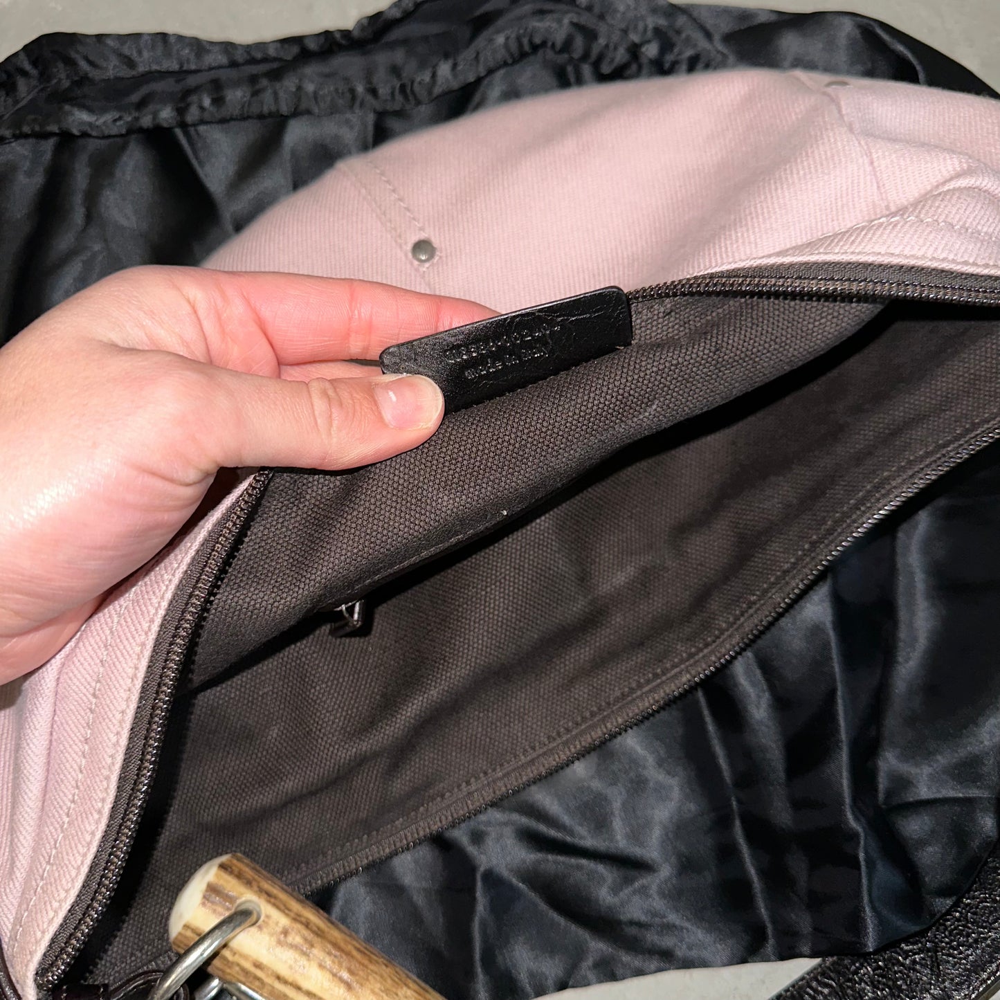 YSL Pink Denim Crescent Mombasa