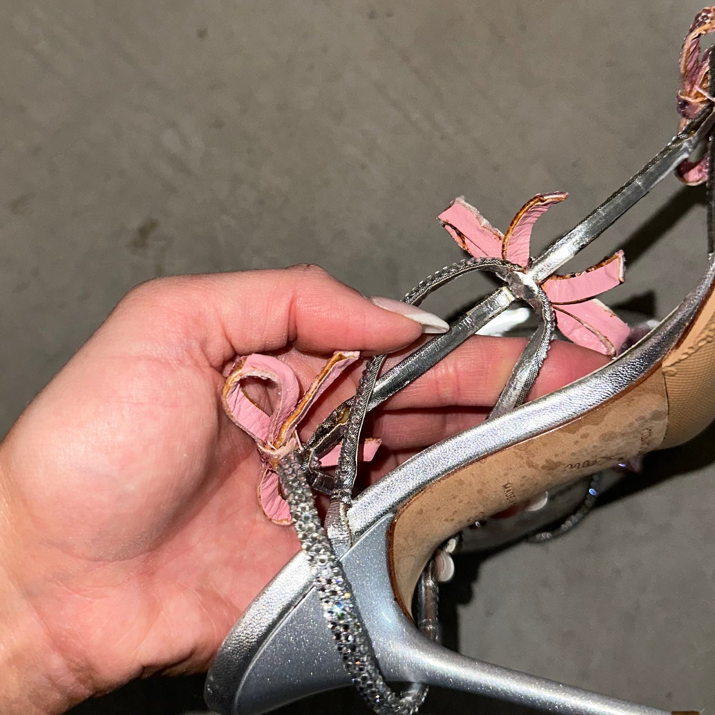 Rene Caovilla Triple Bow Heels (37)