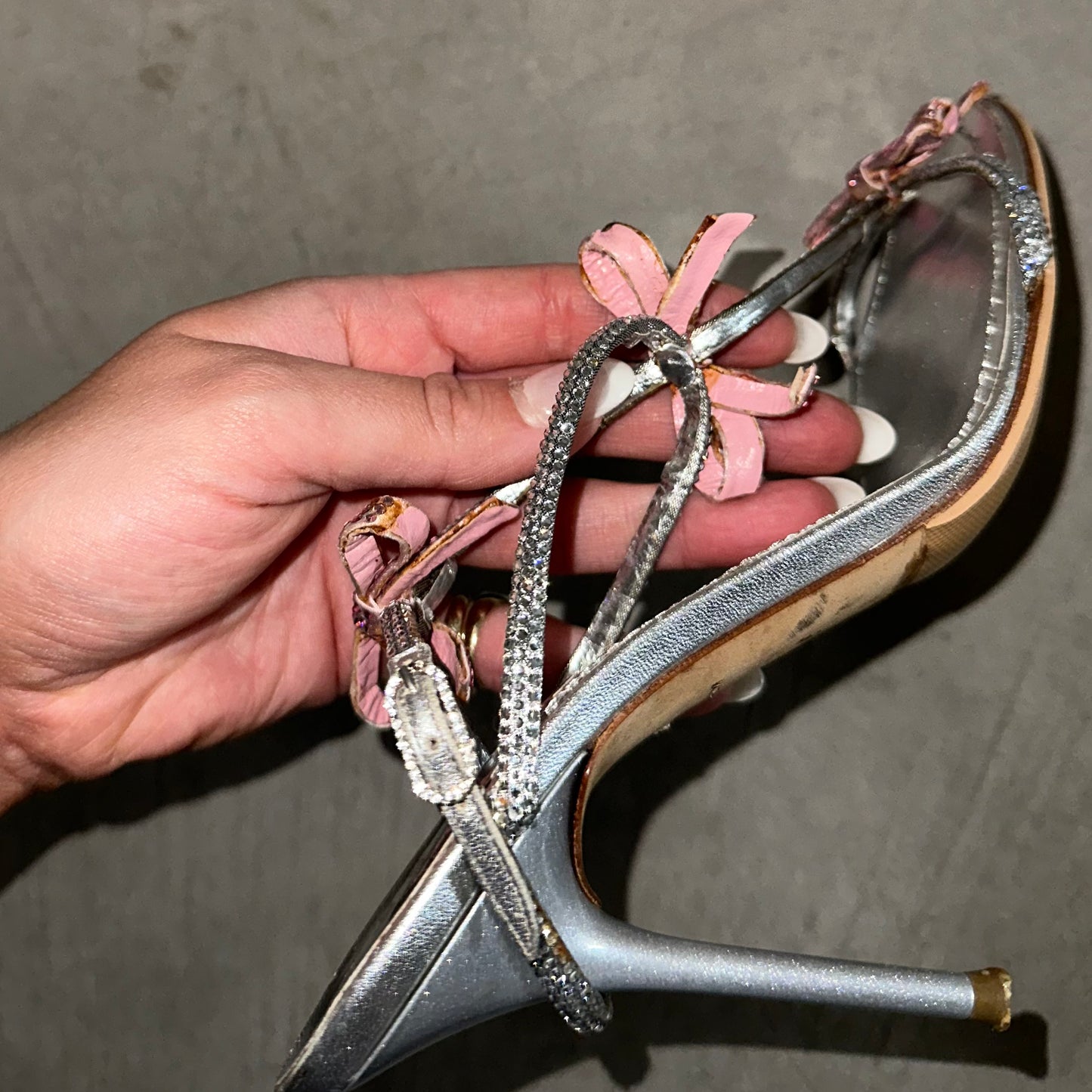 Rene Caovilla Triple Bow Heels (37)