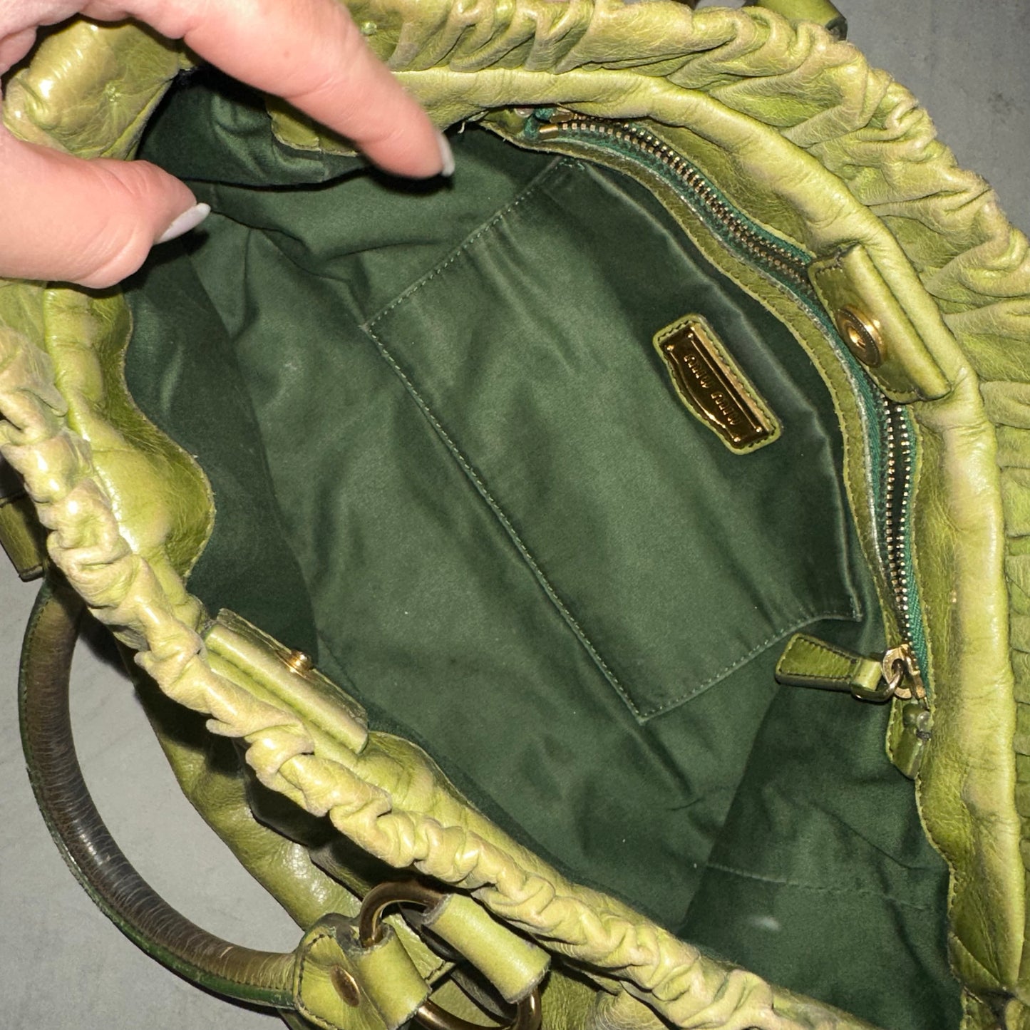 Miu Miu Green 2WAY Bag
