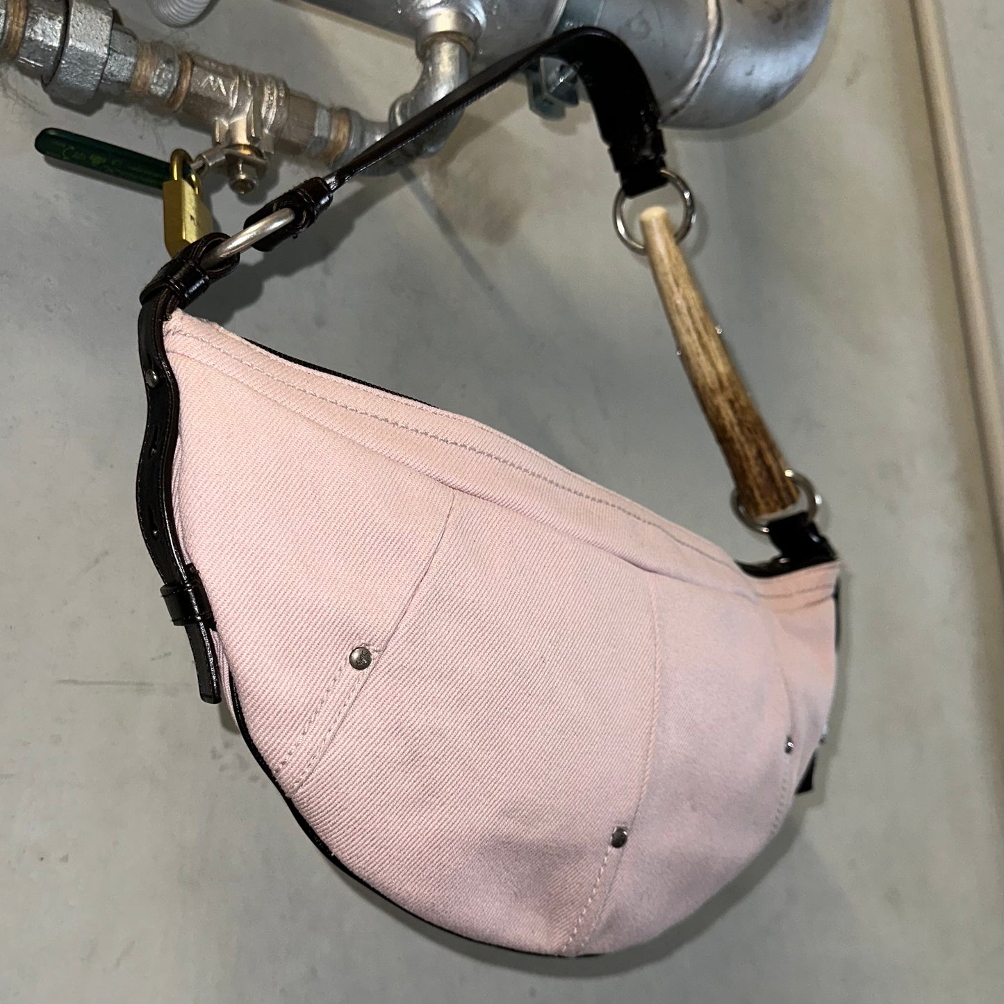 YSL Pink Denim Crescent Mombasa
