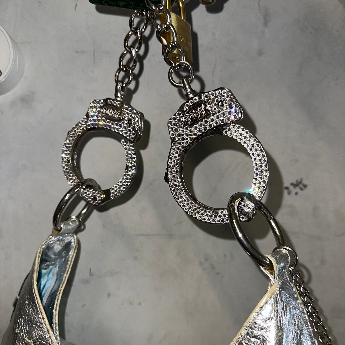 Cuffz "Oh Bondage!" Double Cuff Silver Bag
