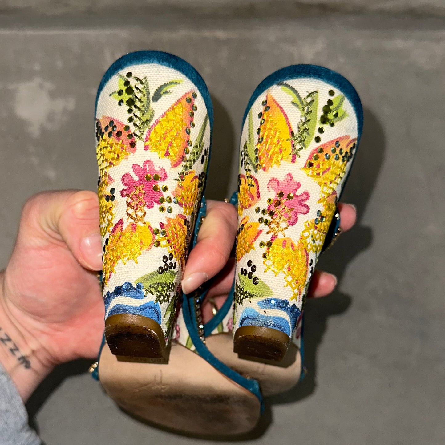 Giuseppe Zanotti Tapestry Wedges (38)