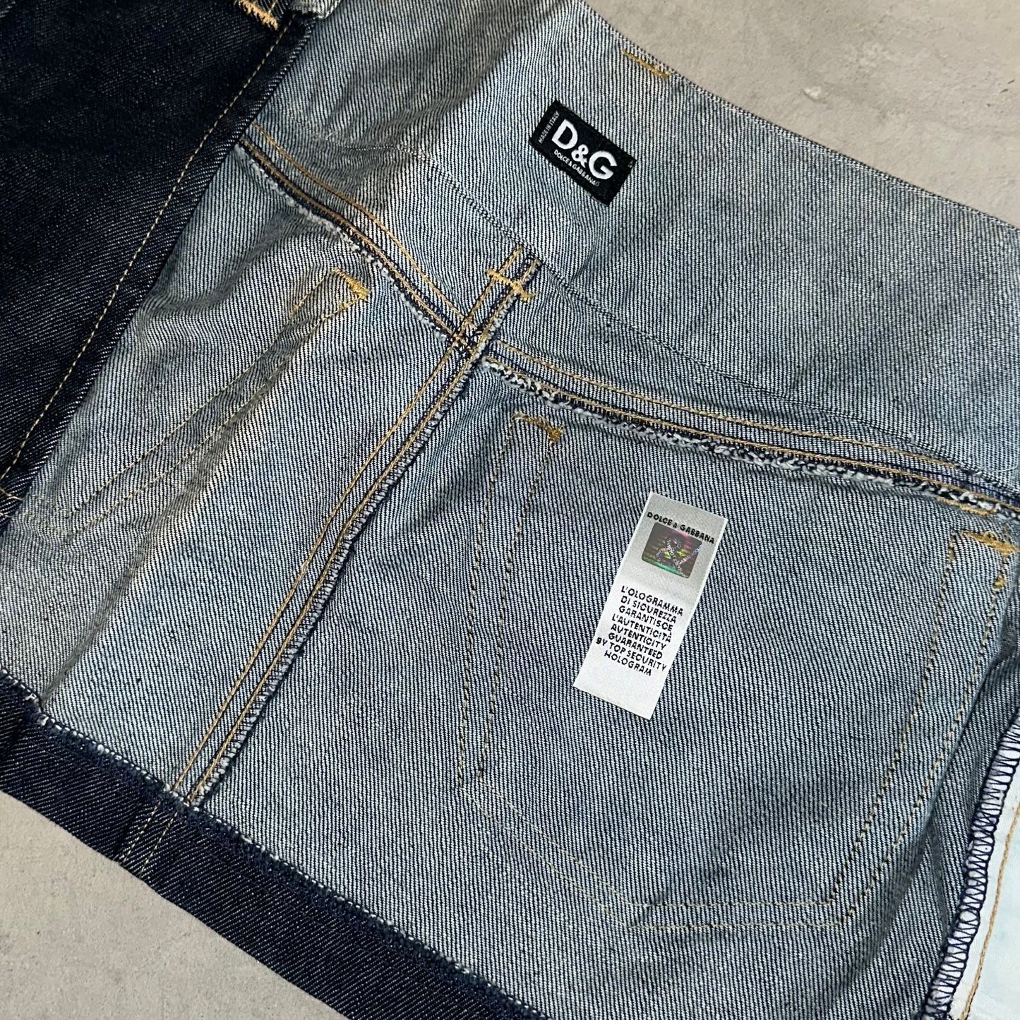 D&G Beaded Floral Denim Set