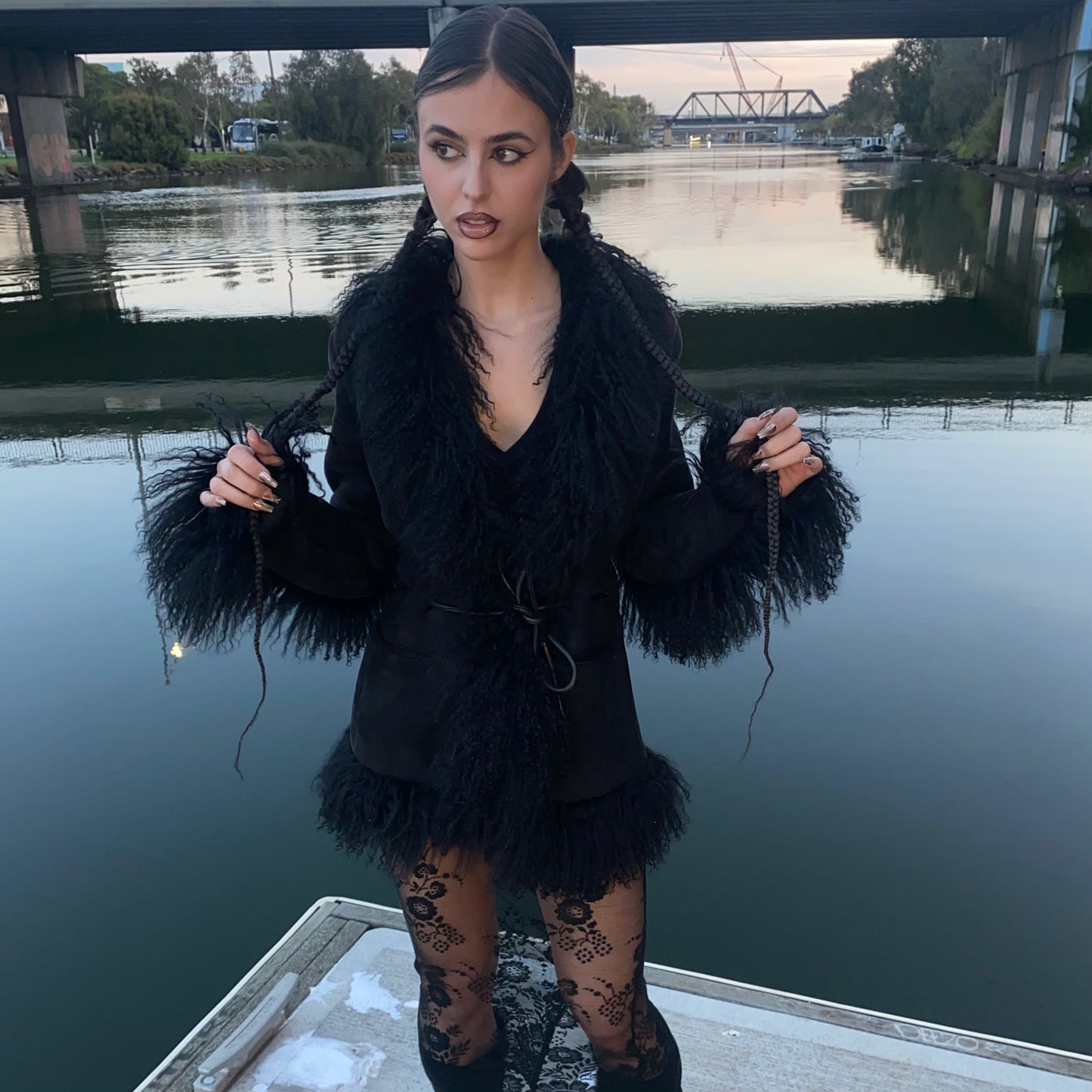 Gucci by Tom Ford FW1999 Mongolian Fur & Suede Jacket