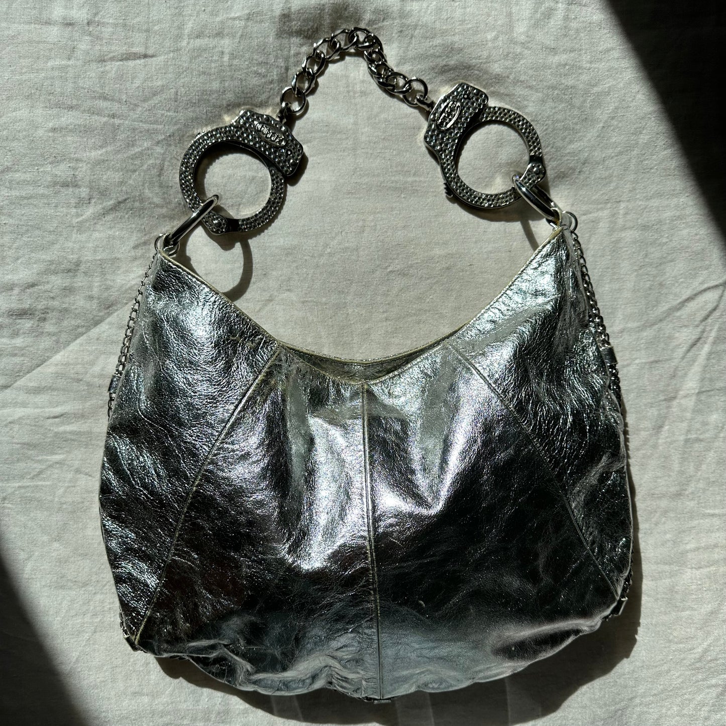Cuffz "Oh Bondage!" Double Cuff Silver Bag
