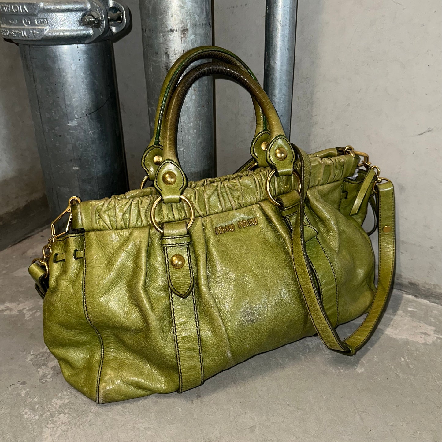 Miu Miu Green 2WAY Bag