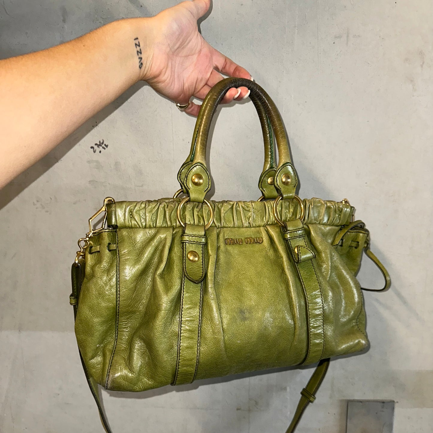 Miu Miu Green 2WAY Bag