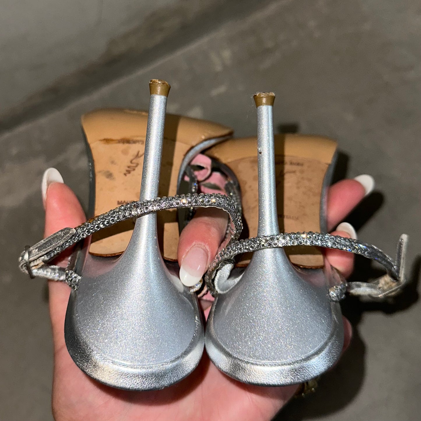Rene Caovilla Triple Bow Heels (37)