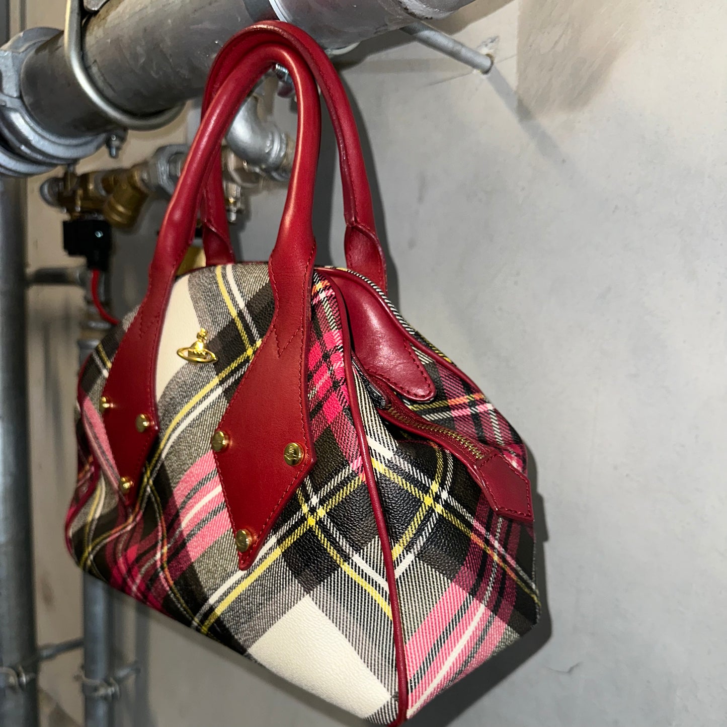 Vivienne Westwood Tartan Orb Bag