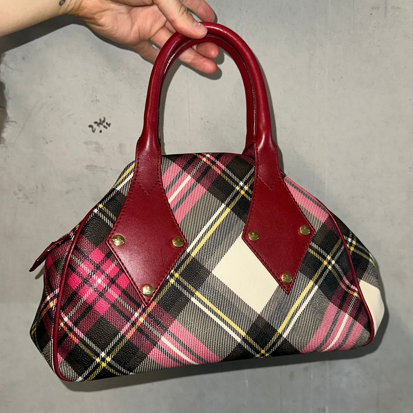 Vivienne Westwood Tartan Orb Bag