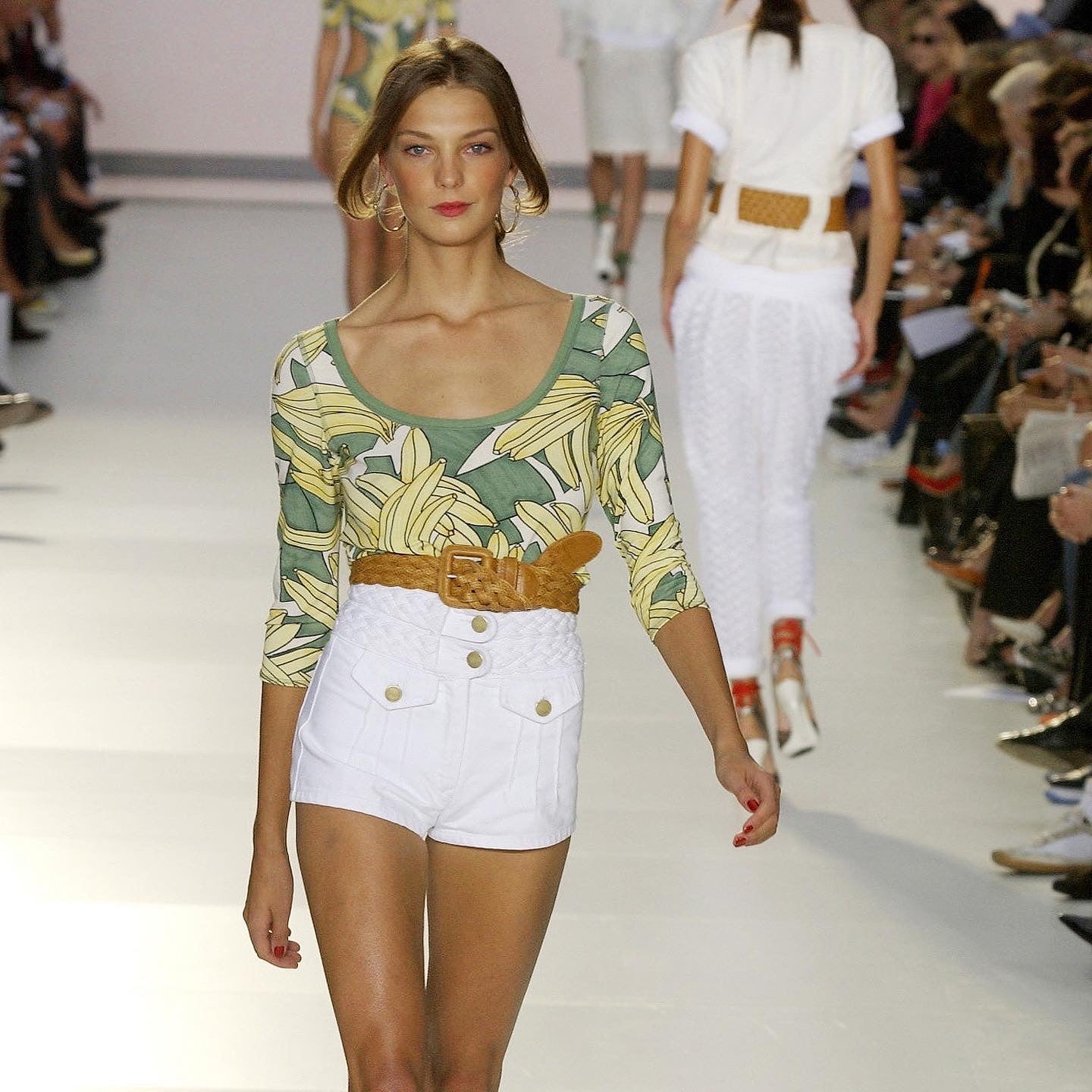 Chloe Rare SS2004 Banana Cut Out Long Sleeve