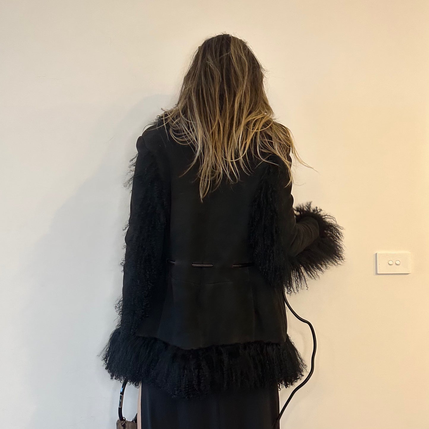 Gucci by Tom Ford FW1999 Mongolian Fur & Suede Jacket