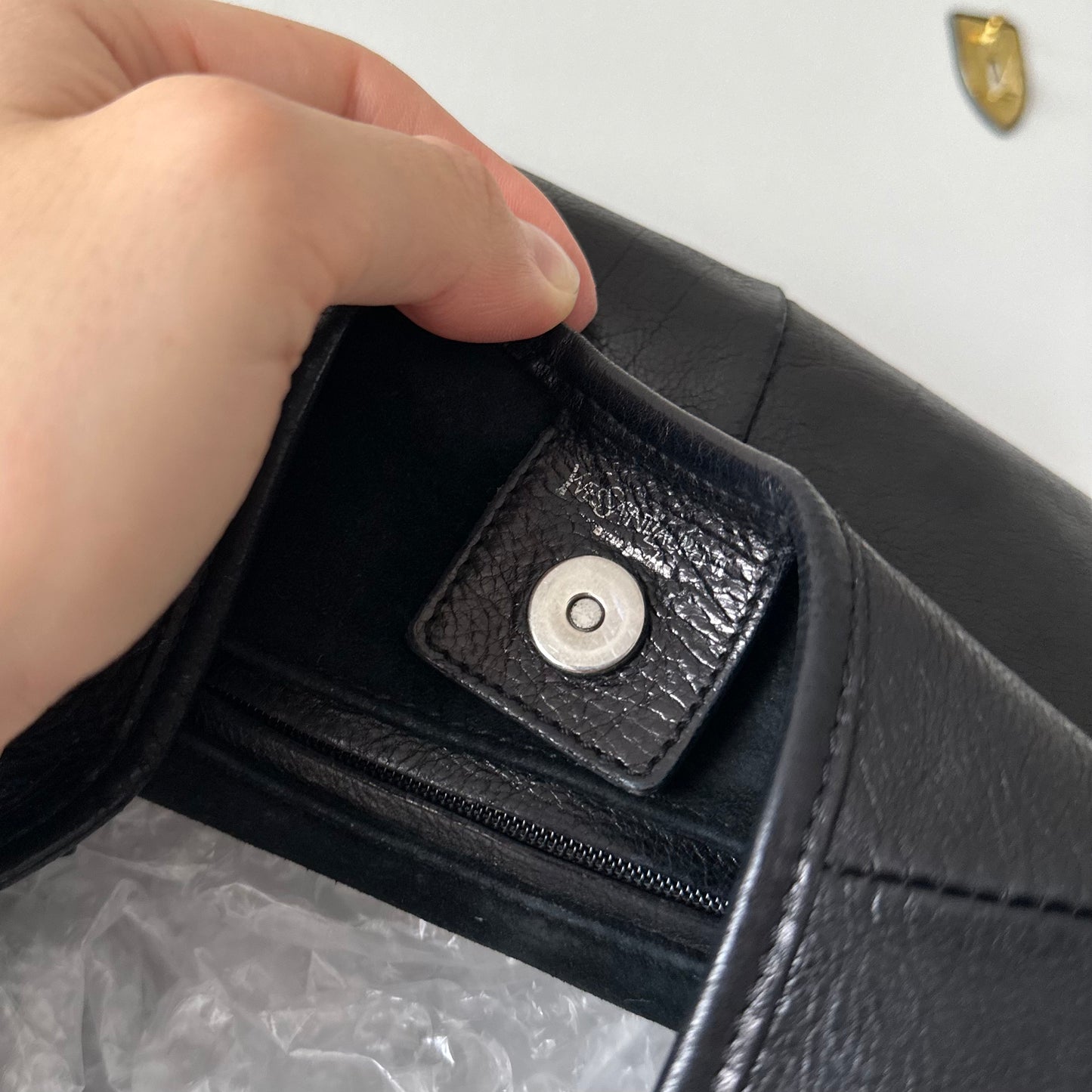 YSL Black Leather Mombasa