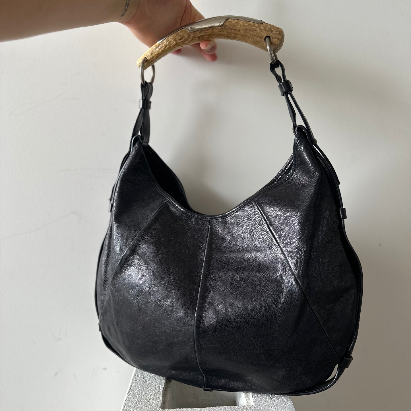 YSL Black Leather Mombasa