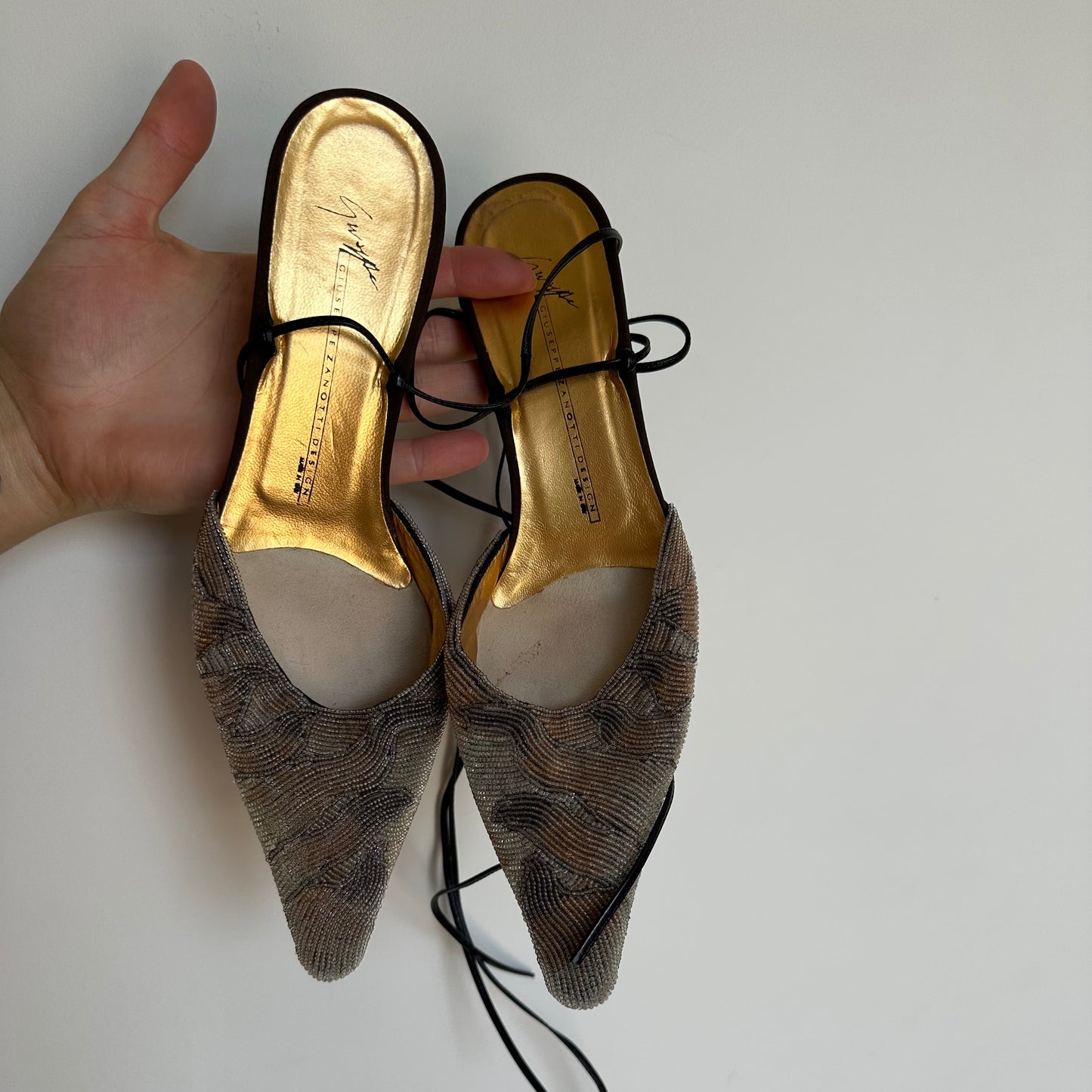 Giuseppe Zanotti Beaded Mules (36.5)
