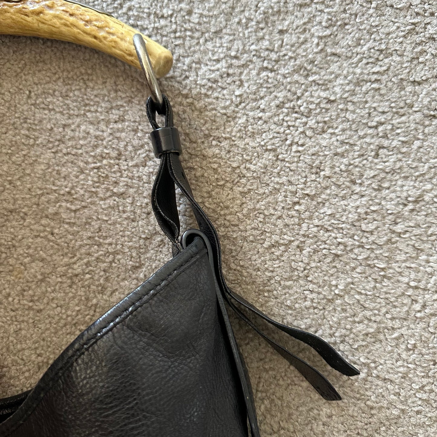 YSL Black Leather Mombasa