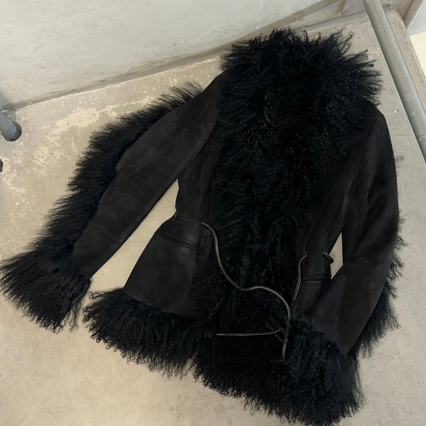 Gucci by Tom Ford FW1999 Mongolian Fur & Suede Jacket