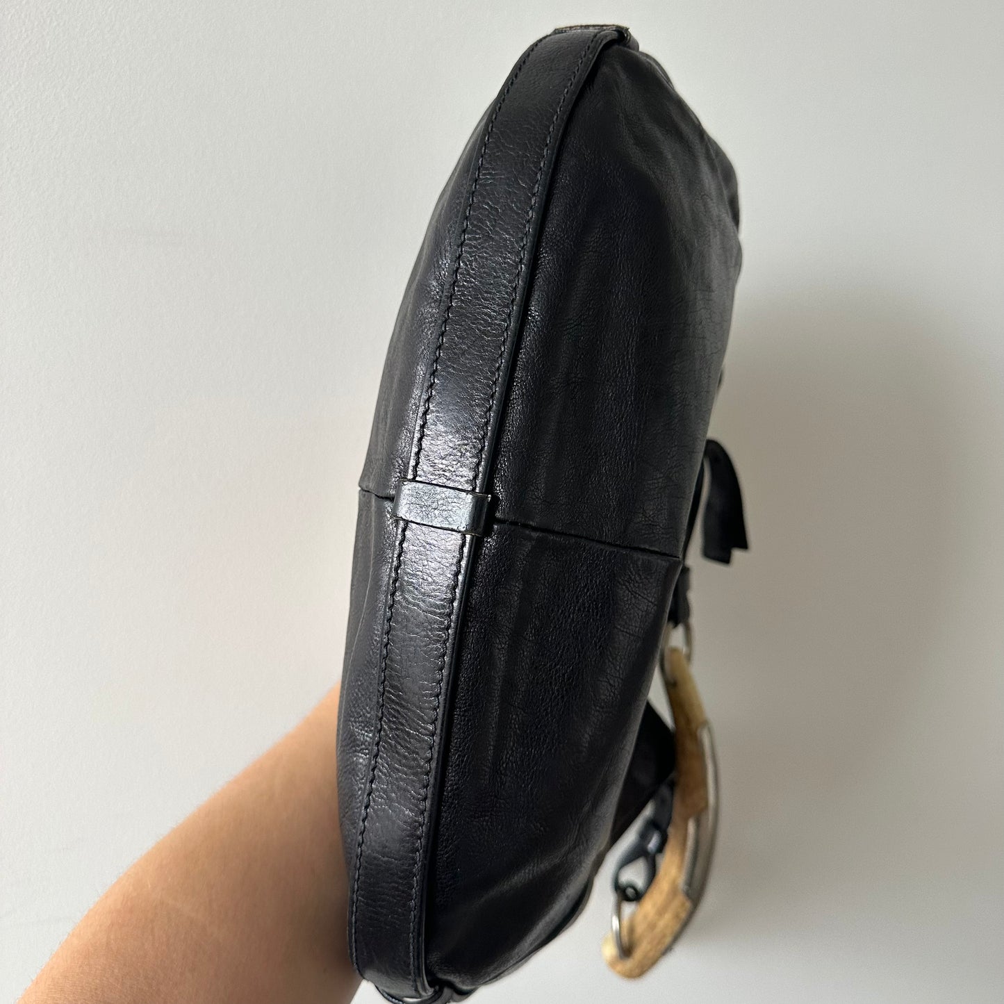 YSL Black Leather Mombasa