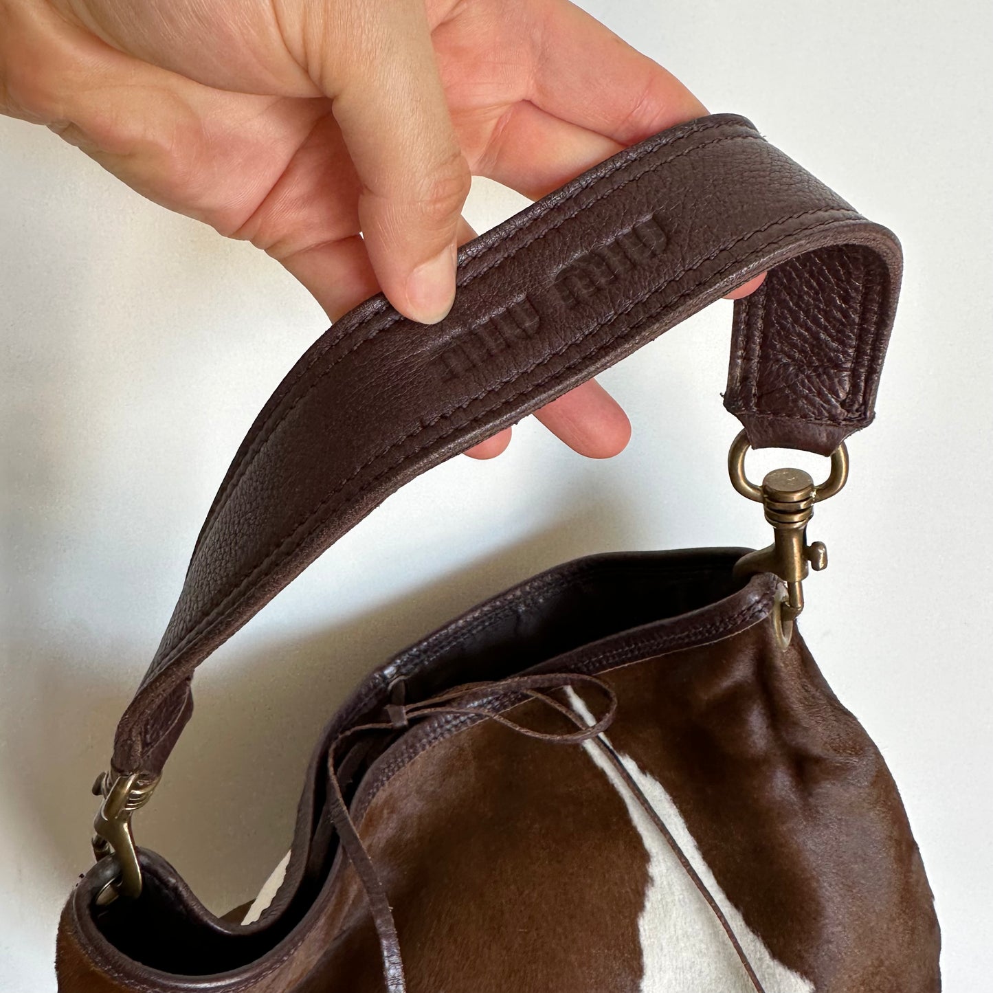 Miu Miu Rare Cowhide Shoulder Bag